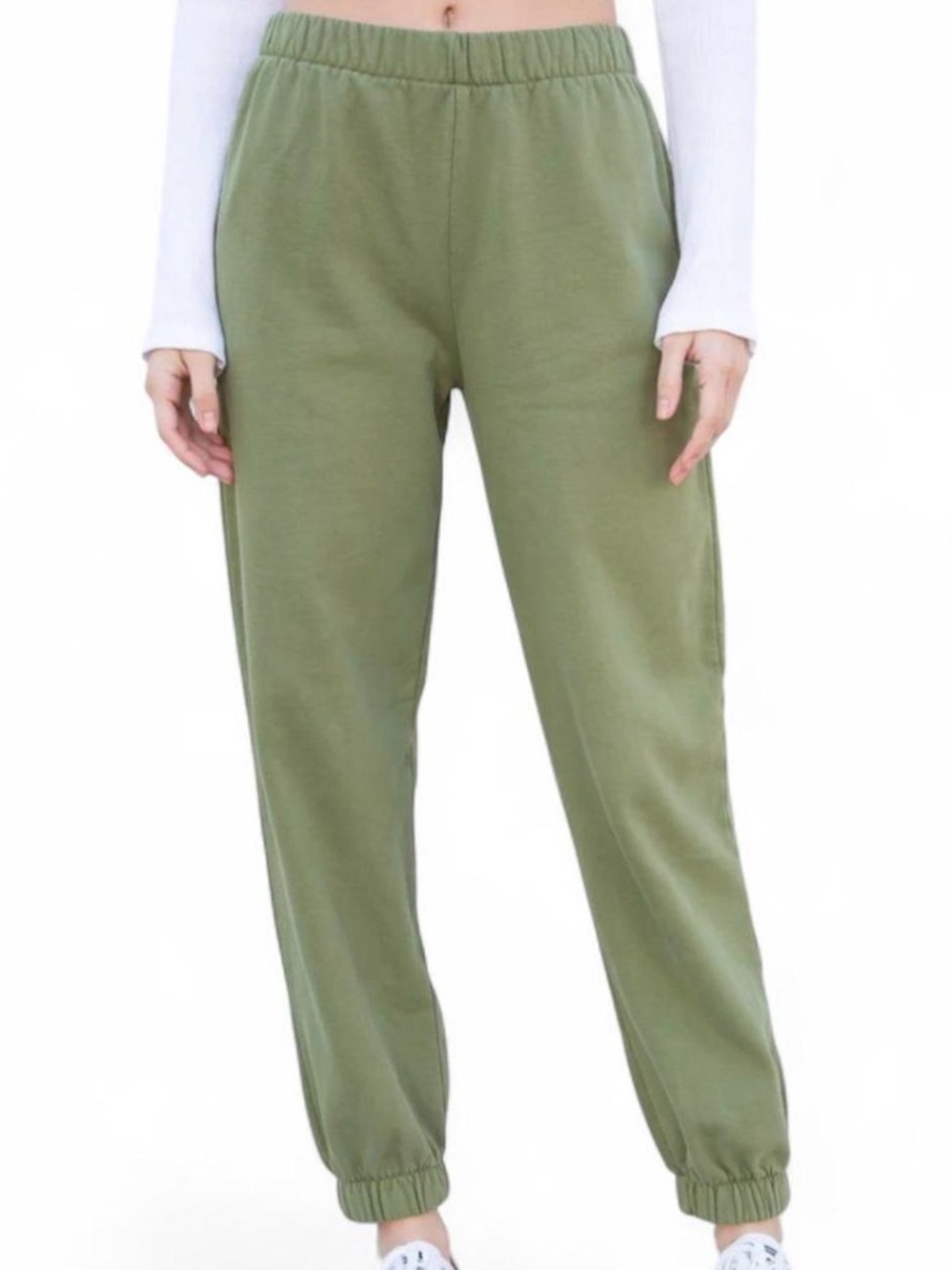 Brandy Melville Olive Green Rosa Sweatpants New With Tags Jogger Lounge Pacsun